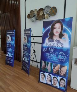 [Giá Xưởng] Combo chân standee X nhựa và standee PP