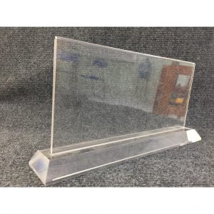 [Giá Gốc] Kệ mica chức vụ 2 mặt quân đội lớn cao cấp, Đế dày 20mm vát 4 cạnh